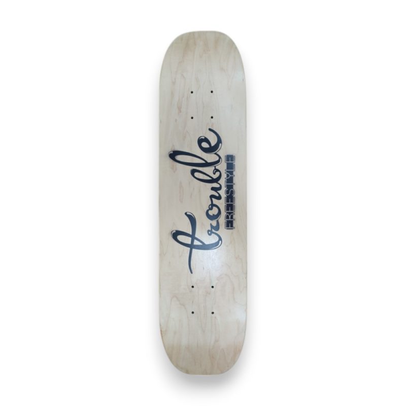 Tabla de Skate Freestyle Trouble Black Logo - Imagen 3